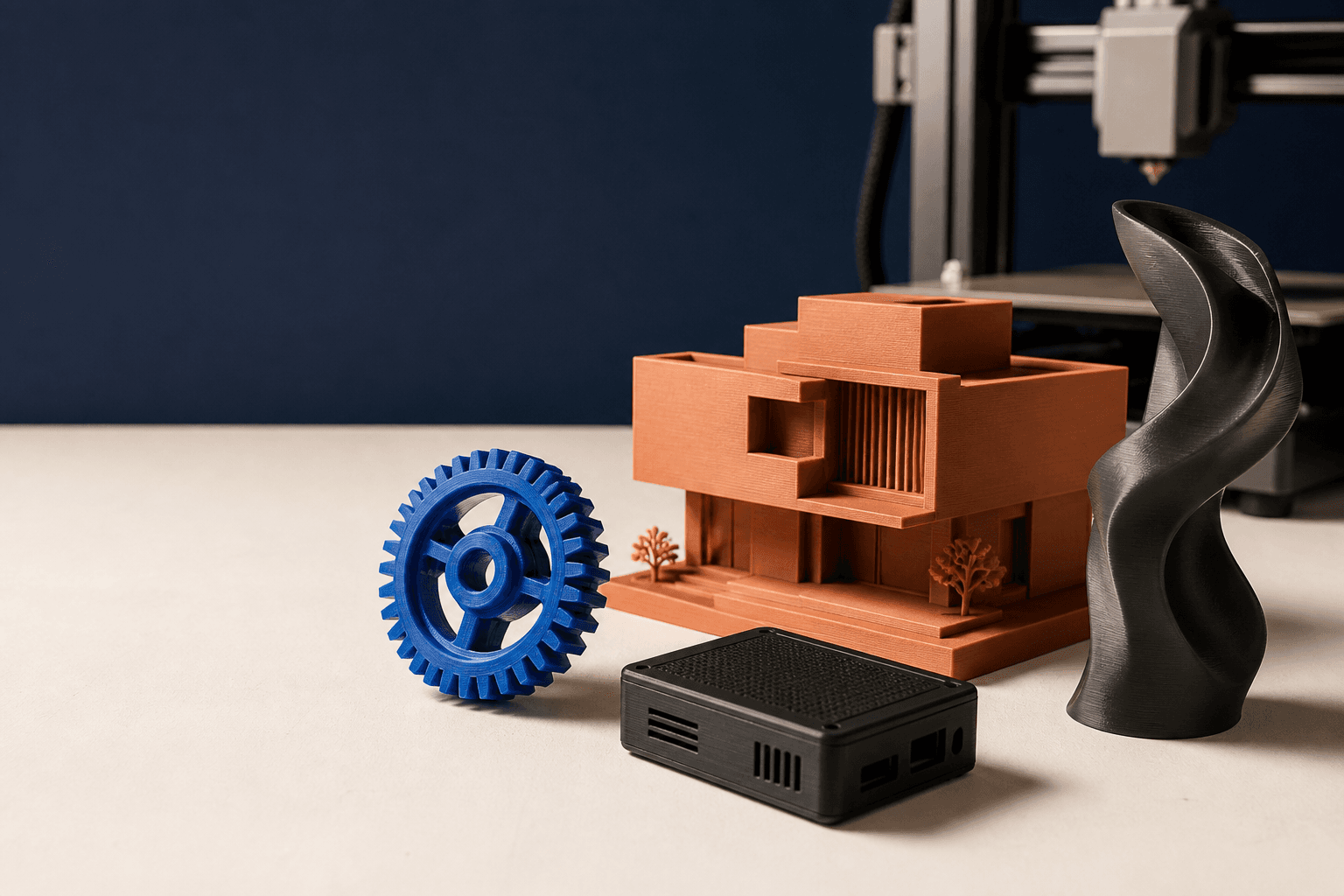 Prototipo, maqueta, carcasa y objeto decorativo fabricados con impresión 3D