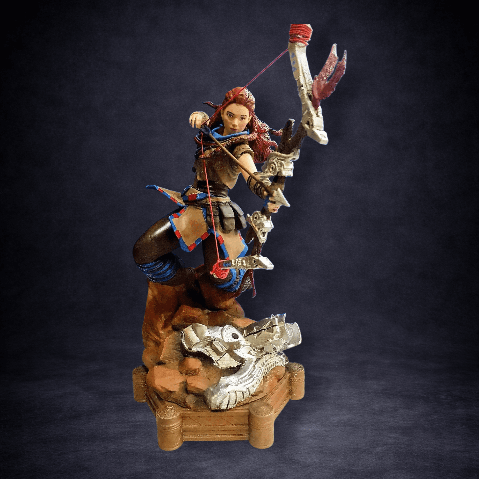 Figura realista 04 — pieza impresa en 3D, vista 2