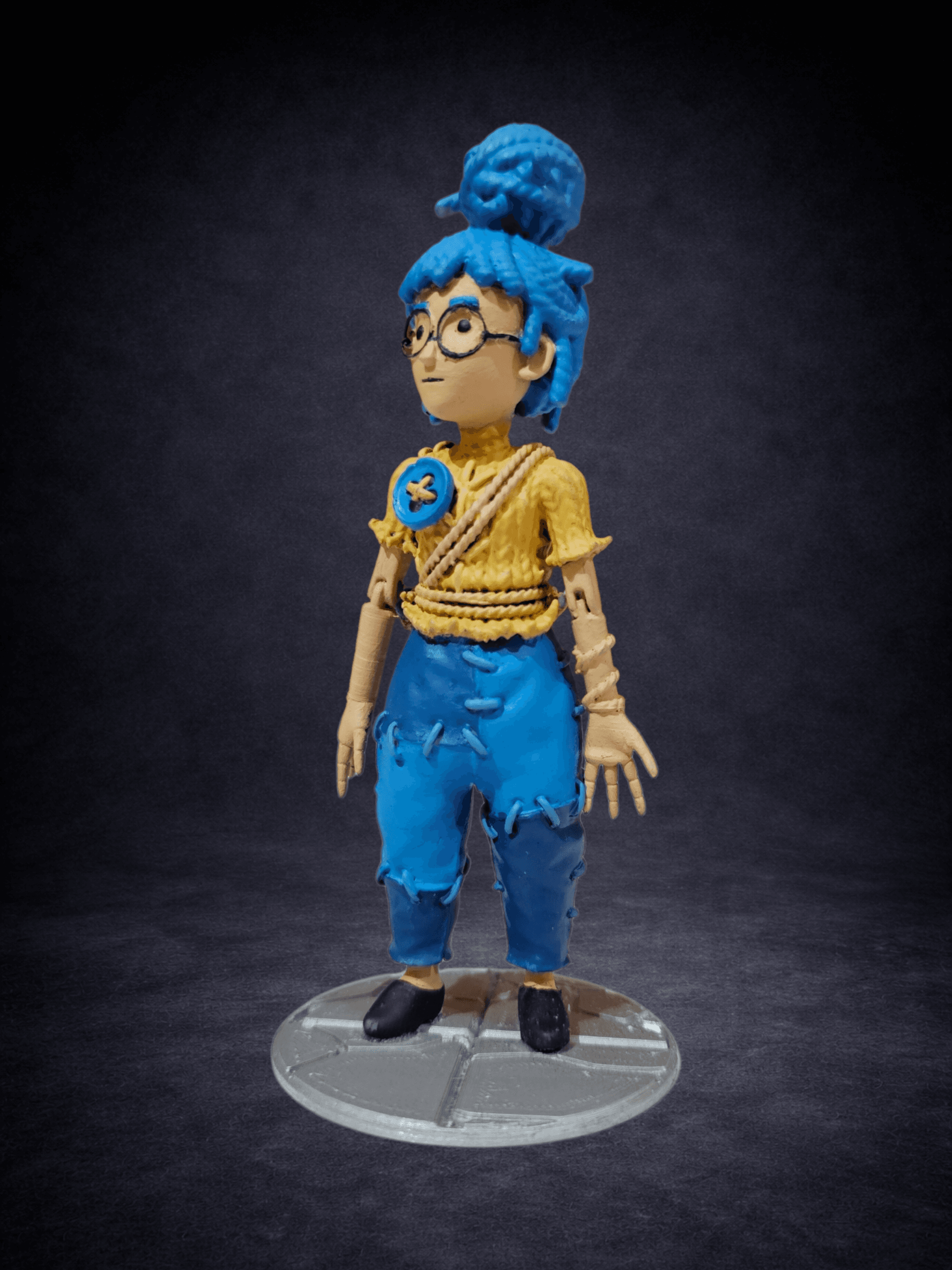 Figura realista 04 — pieza impresa en 3D, vista 1